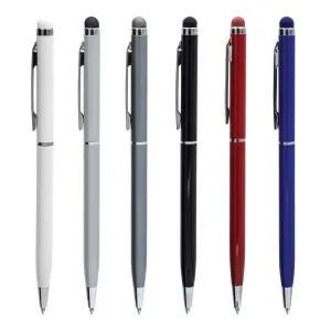 Slim Metal Pens with Stylus