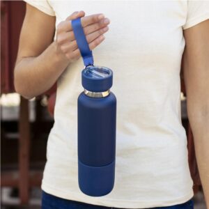 Multi-function SS Bottles, Double Wall, Base Cup, Lanyard, 500ml - Image 5