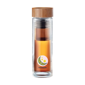 Glass and Bamboo Flask - Ramadan Gifts
