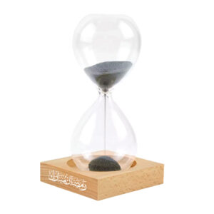 Magnetic Sand Timer with Wooden Base - Ramadan Gifts