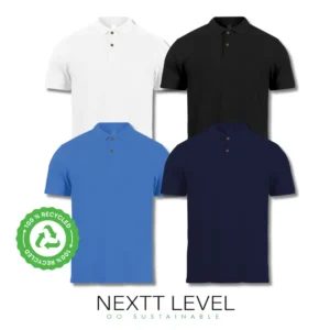 NEXTT LEVEL Recycled Polo T-Shirts