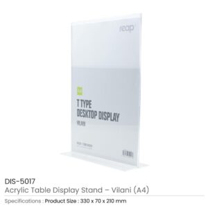Acrylic Table Display Stand - Vilani Series - Image 4