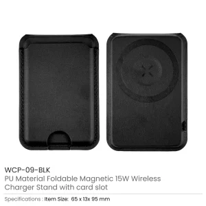 Magsafe Wireless Charger 15W with Phone Stand & Card Slot - Image 3