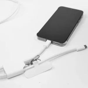 4 in 1 Lanyard Charging Cable 60W, 120cm, ID Hook, Phone Pad - Image 7