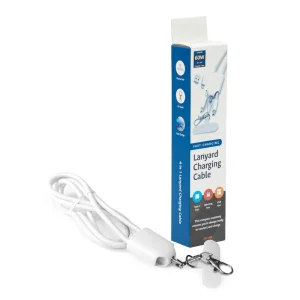 4 in 1 Lanyard Charging Cable 60W, 120cm, ID Hook, Phone Pad - Image 4