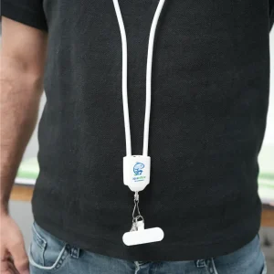 4 in 1 Lanyard Charging Cable 60W, 120cm, ID Hook, Phone Pad - Image 2