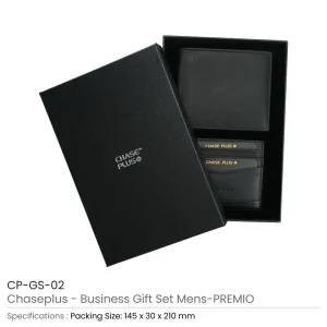 Business Gift Set Mens RFID Wallet & Card Holder - PREMIO - Image 3