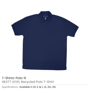 NEXTT LEVEL Recycled Polo T-Shirts - Image 6