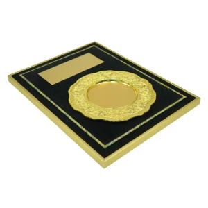 Aluminum Award Plaque A3 with Stand, Gold Plate in Box - Image 5