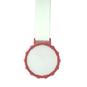 Glass Medals with Metal Frame and 3cm White Ribbon - Image 7