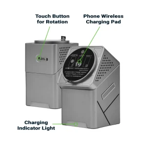 3-in-1 Rotating Wireless Charging Station 15W Fast Charging - Image 8