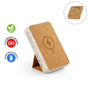Cork MagSafe Wireless Power bank with Stand, 15W, 10000mAh