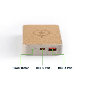Cork MagSafe Wireless Power bank with Stand, 15W, 10000mAh - Image 6