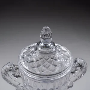 Crystal Glass Trophy Cup with Glass Base in Large Size - Image 4