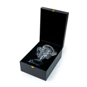 Crystal Glass Trophy Cup with Glass Base in Large Size - Image 8