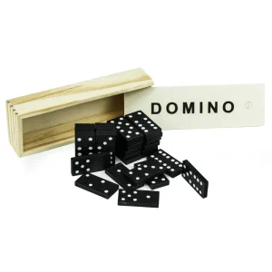 Domino Set Game in Wooden Slide Box – 28 Pieces - Image 4