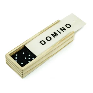 Domino Set Game in Wooden Slide Box – 28 Pieces - Image 6