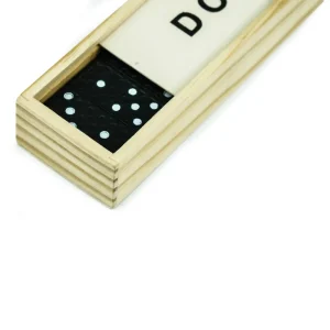 Domino Set Game in Wooden Slide Box – 28 Pieces - Image 7