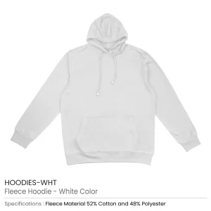 Fleece Hoodies Oversized Pullover in S to 3XL Sizes - Image 4