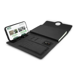 Powerbank Portfolio Notebook with 15W Fast Wireless Charging - Image 3