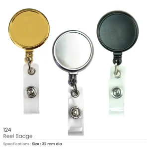 Round Metal Reel Badges - Image 3