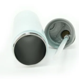 SS Bottles with Straw & Push Button Lid - 1Liter - Image 8
