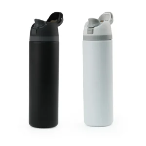 SS Bottles with Straw & Push Button Lid - 1Liter - Image 4