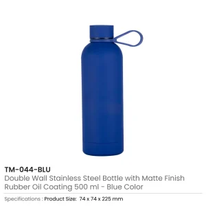 Stainless Steel Water Bottles 500ml, Double Wall, Matte Finish - Image 9