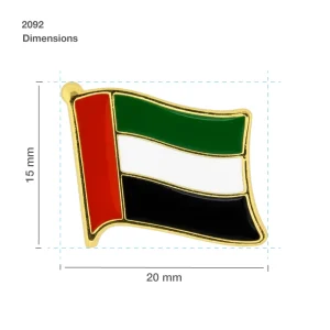 UAE Flag Design Badges with Magnet Attachment - Image 7