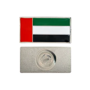 UAE Flag Metal Badges Rectangle with Magnet