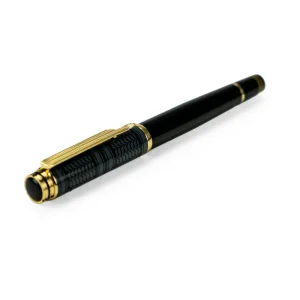 Arabic Traditional Bisht Design Metal Pens, Black & Gold Outline - Image 7