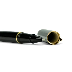 Arabic Traditional Bisht Design Metal Pens, Black & Gold Outline - Image 8