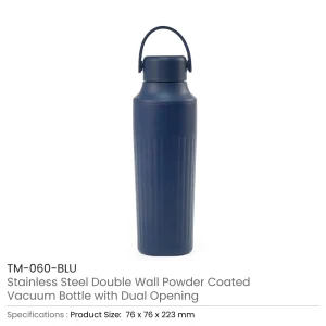 Dual Opening SS Bottles, Double-Wall, Powder Coated, 500ml - Image 8