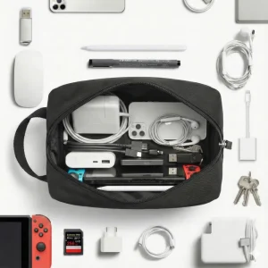 Multipurpose Utility Pouch, Polyester Fabric, Zipper & Handle - Image 3