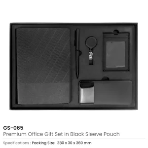 Premium Office Gift Set in Black Sleeve Pouch - Image 3