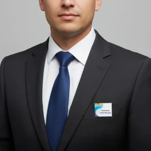 Reusable Acrylic Name Badges with Attachment - Image 2