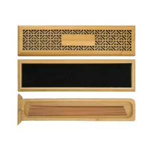 Wooden Incense Burner Holder with Drawer, 10 Pcs Oud Sticks - Image 6