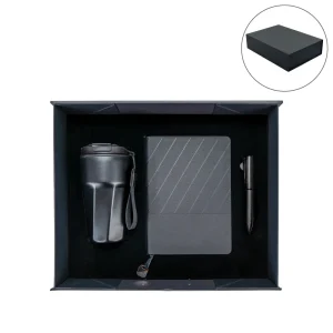Premium Corporate Gift Sets in Black Magnetic Closure Gift Box