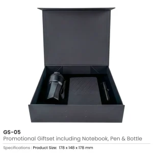 Premium Corporate Gift Sets in Black Magnetic Closure Gift Box - Image 3