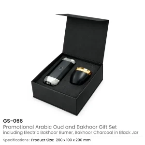 Arabic Oud & Bakhoor Gift Sets in Black Magnetic Closure Gift Box - Image 3