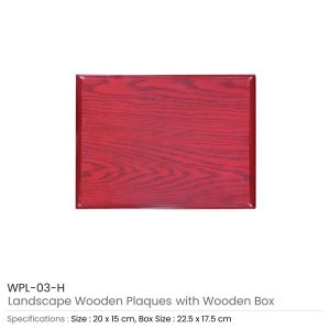Wooden Plaque – Horizontal with Presentation Box - Image 5