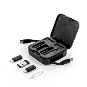 Retractable Charging Cable Set, Bamboo Top, 60W Fast Charging - Image 4