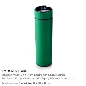 Smart Temperature LED Display Bottles, Soft Touch Finish, 500ml - Image 8