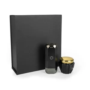 Arabic Oud and Bakhoor Gift Sets in Black Magnetic Closure Gift Box - Image 3