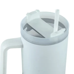 Tumblers with Handle and Straw in SS & Similar to Stanley Design, 1200ml - Image 6