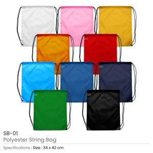 Promotional Drawstring Bags in High-Quality Polyester Material - Image 4