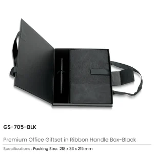 Premium Office Gift Sets, Ribbon Handle Box & Magnetic Closure - Image 7