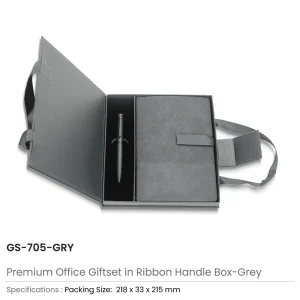 Premium Office Gift Sets, Ribbon Handle Box & Magnetic Closure - Image 8