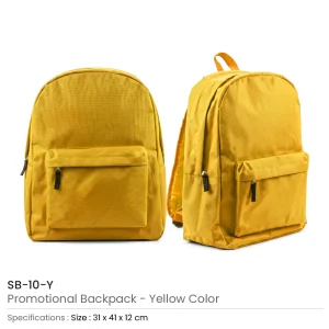 Promotional Backpacks with 2 Zipper Compartments - Image 6