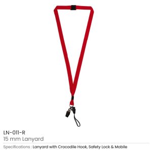Lanyards with Crocodile Hook, Mobile Holders & Safety Lock - Image 13